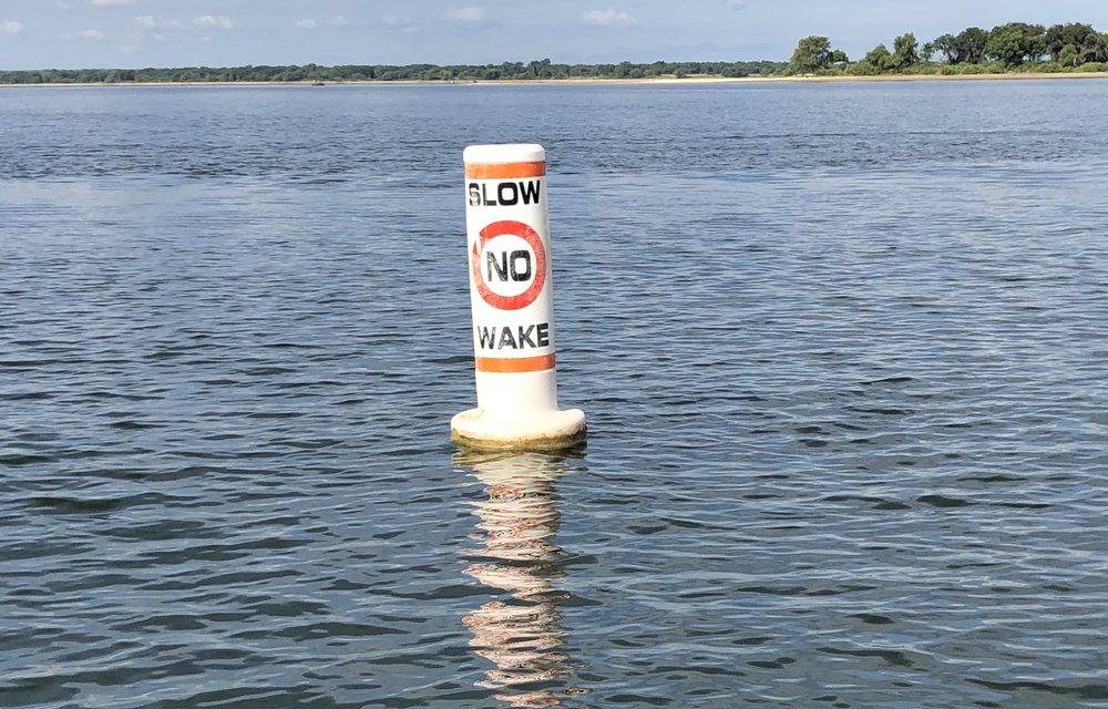 Buoy in a Lake