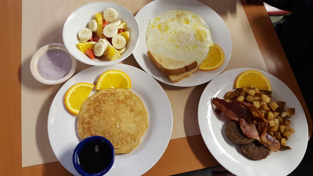 Pancake breakfast at one of the many whitney restaurants